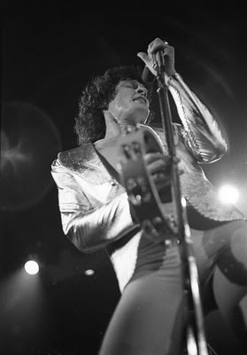 Barry Hay during San Francisco - Winterland concert May 25, 1974 photo David Miller
